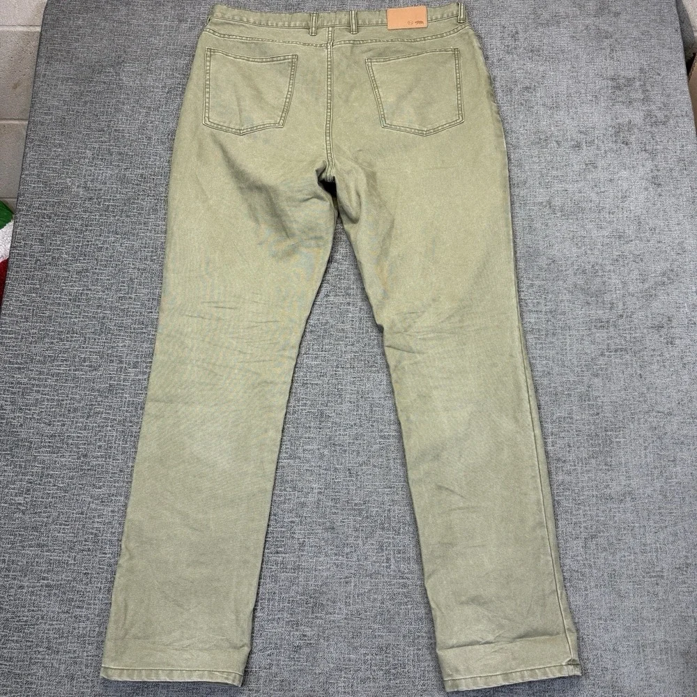Taylor Stitch Democratic Foundation Pant Mens 38 Olive Organic Cotton Chino